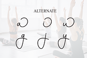 yoga | Script Font, a Handwritten Font by Scratchones (Thumbnail 8 of 9)