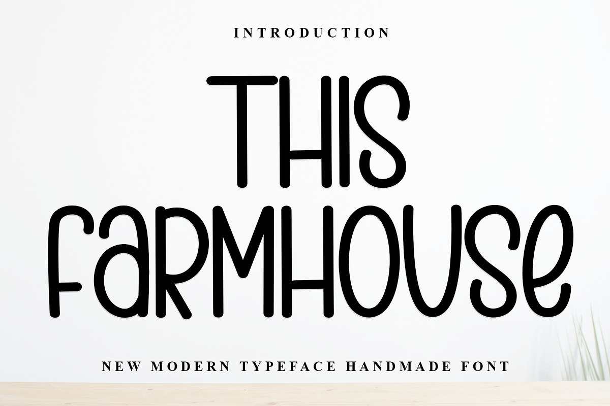 This Farmhouse, a Serif Font by FreshTypeINK (Photo 1 of 8)