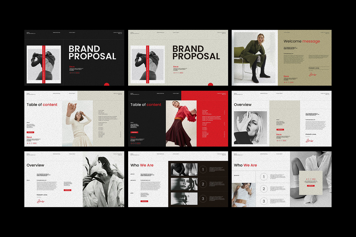 REVE | Brand Proposal Keynote Canva, a Presentation Template by Studio Temply (Photo 9 of 13)