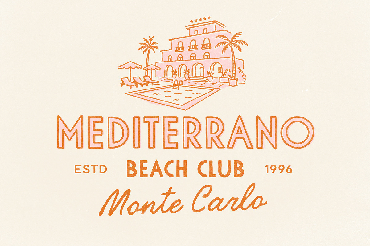 Hotel Paradiso Vintage Font Family, a Handwritten Font by Ayya Studio (Photo 3 of 16)
