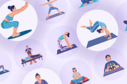 Meditation Illustration Art Set, a Person Illustration by Creative Stall (Thumbnail 5 of 9)