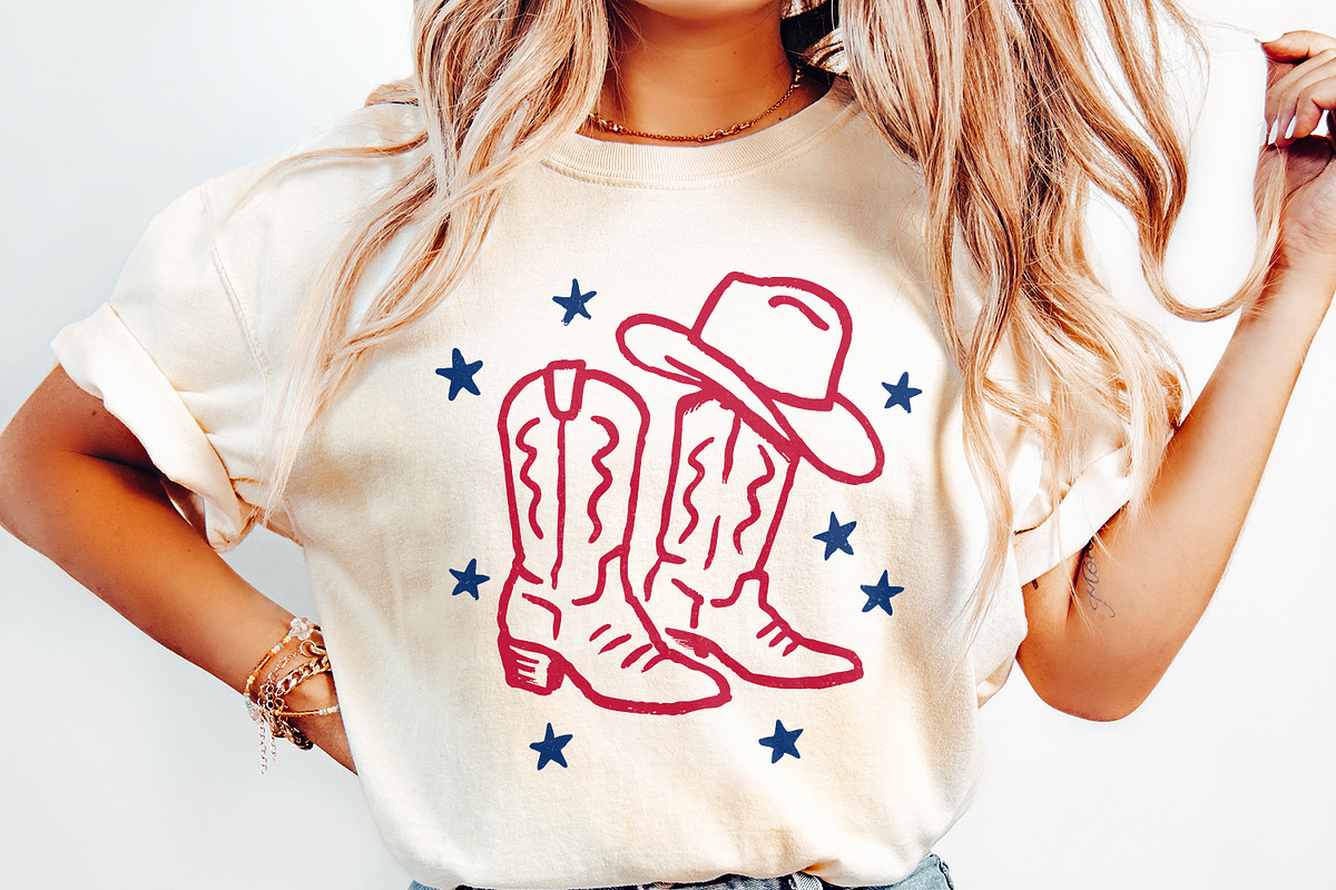 Coquette Cowgirl PNG, Preppy, an Illustration by SharpMarketplace (Photo 2 of 9)
