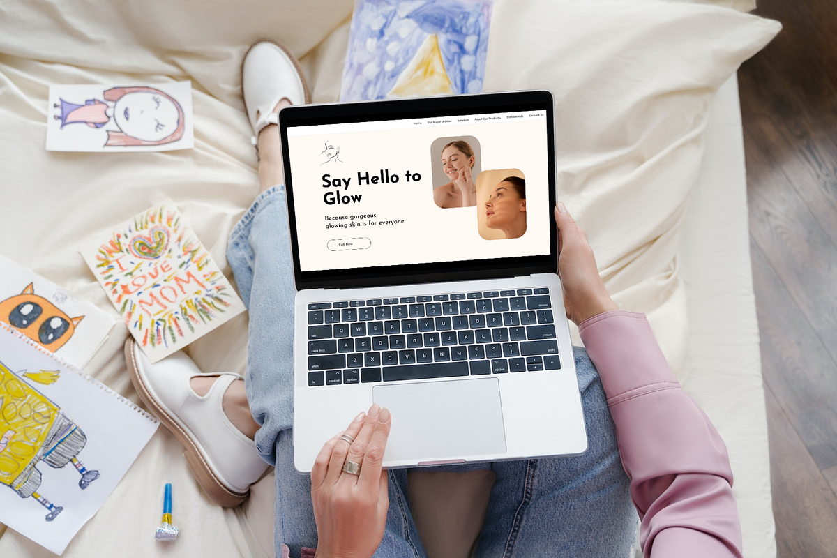 Modern Skincare Website Template, a Landing Page Template by Adored Templates (Photo 3 of 10)