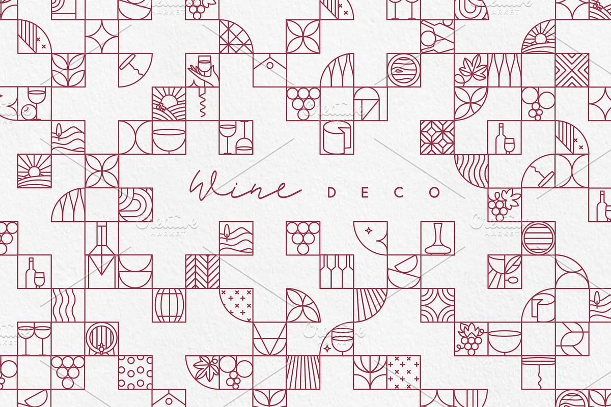 Wine Deco Collection, an Outline Icon by Anna (Photo 1 of 7)