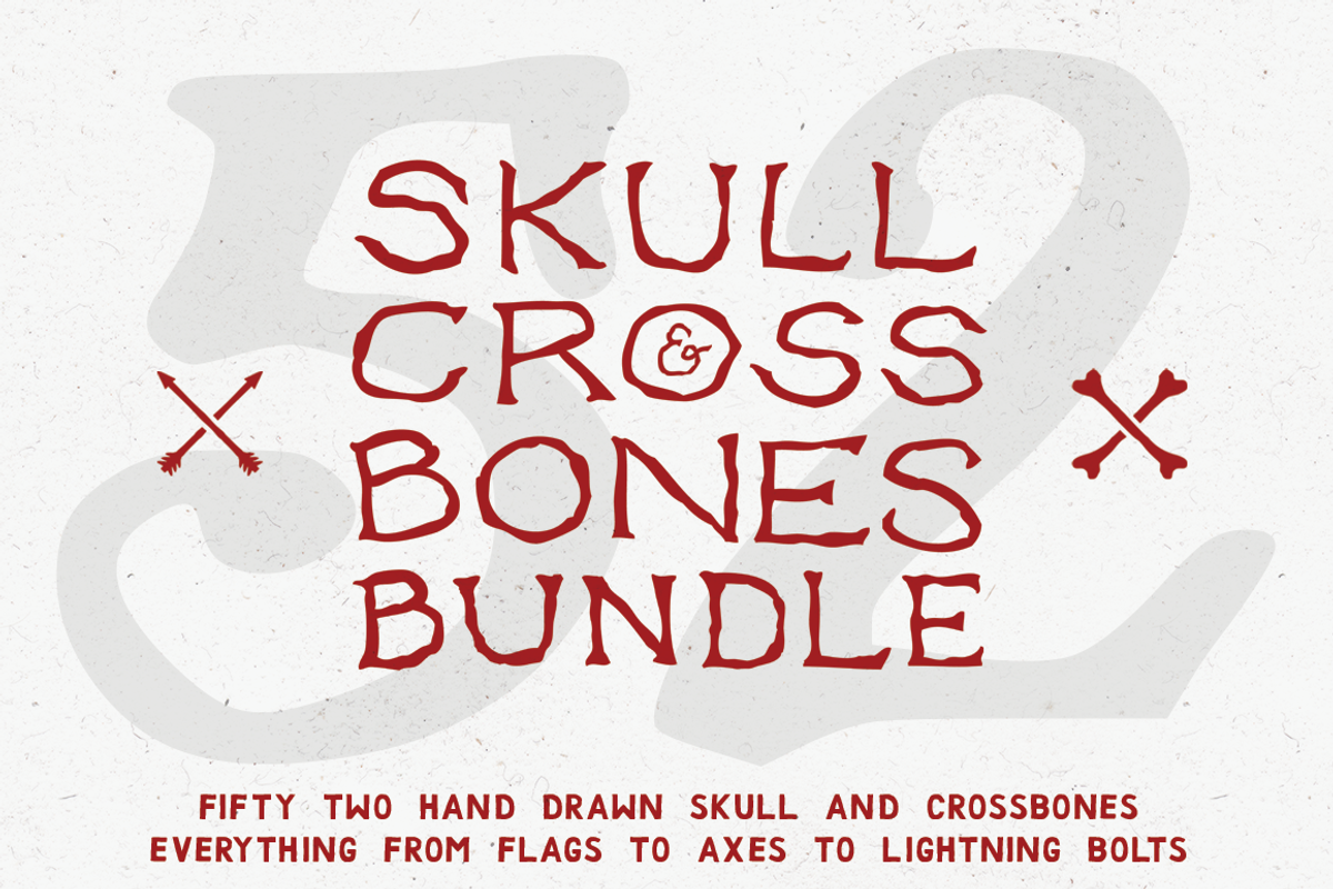 Skull and Crossbones Bundle, an Icon by Design Surplus (Photo 1 of 4)