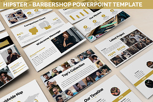 Hipster - Barbershop Powerpoint