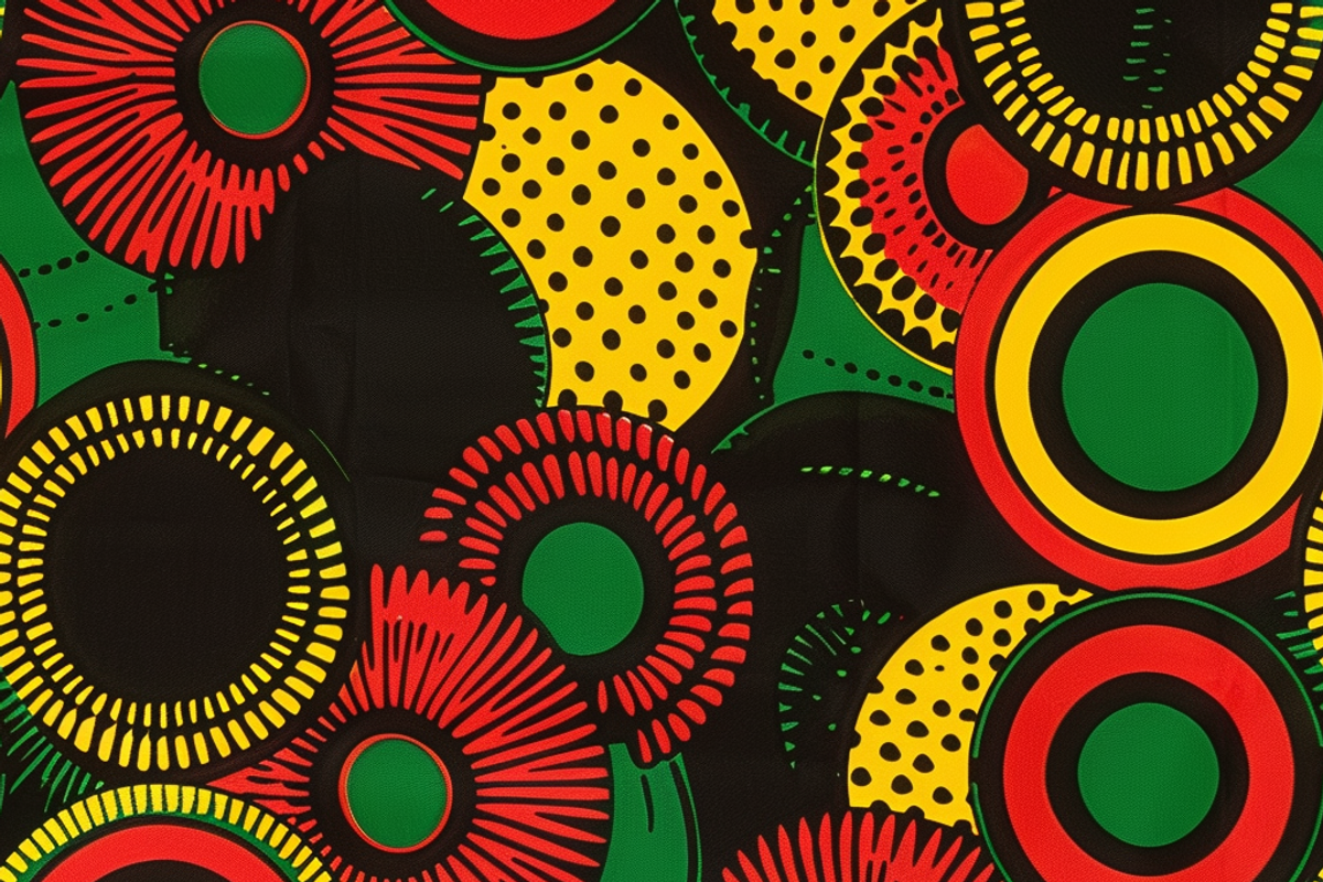 African Traditional Print Pattern