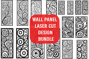 wall panel laser cut design features, an Illustration by Amazin_art