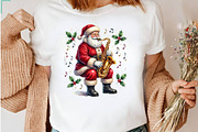 Watercolor Santa Claus Collection, a Seasonal Illustration by CreationArt (Thumbnail 6 of 7)