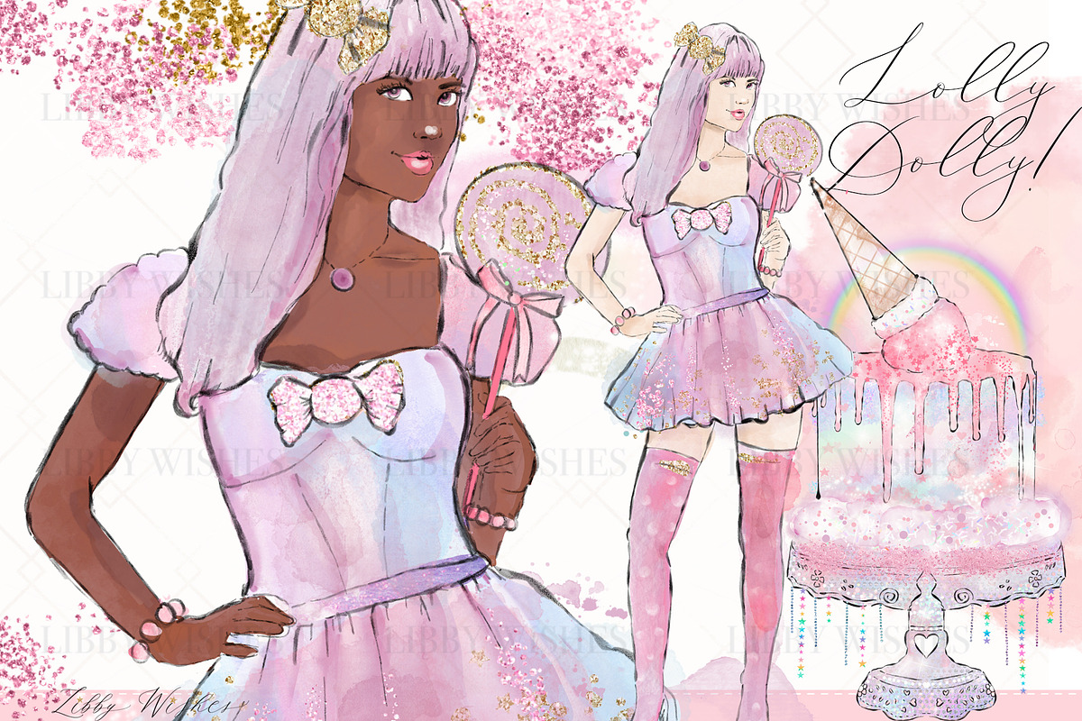 Sweet cafe Watercolour illustrations, an Illustration by Libby Wishes (Photo 9 of 13)