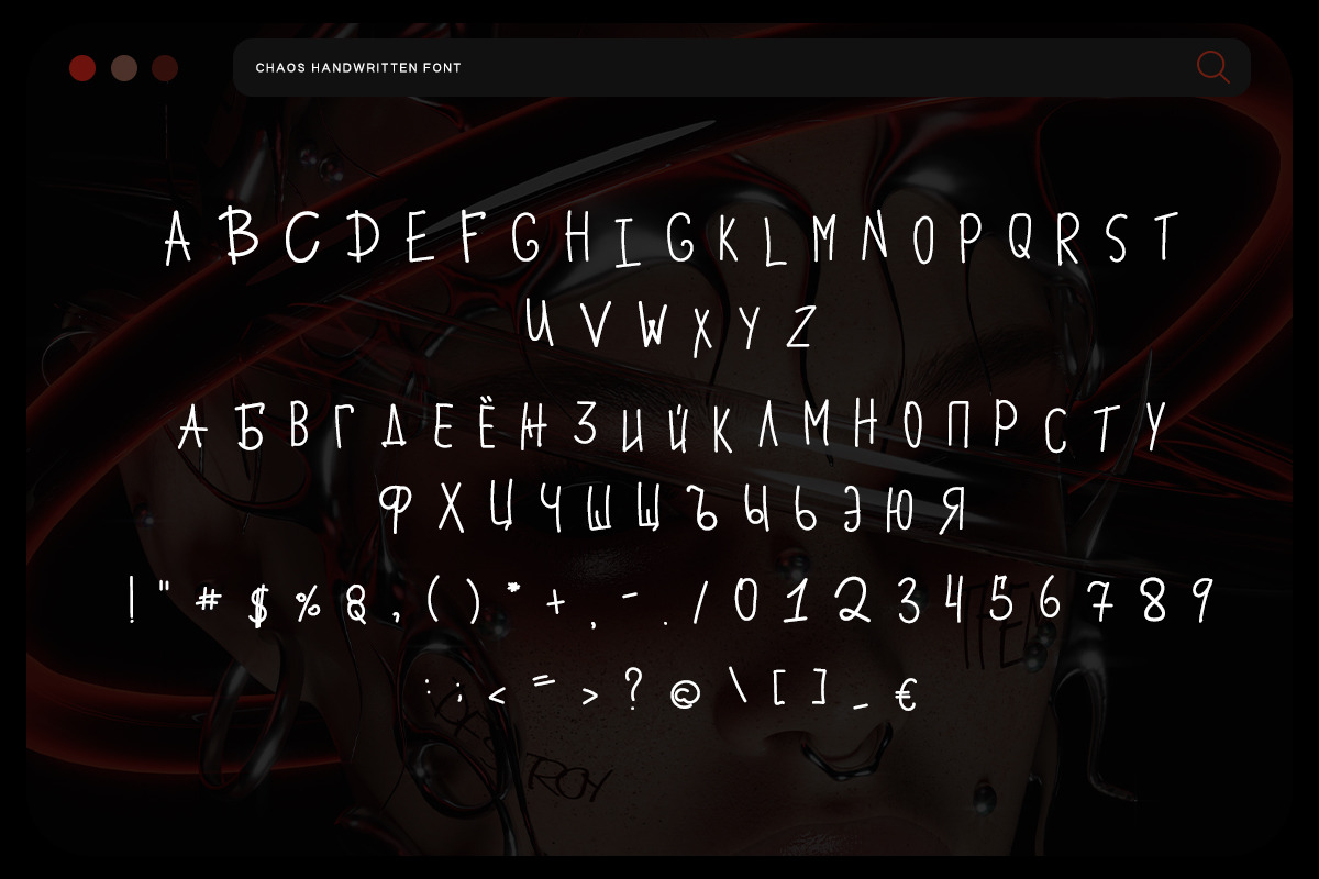Mayhem - Handwritten Font, a Font by saintricchi (Photo 6 of 6)
