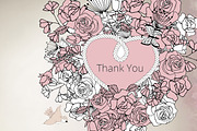 Wedding Invitation Set. Vintage, an Invitation Template by El-Studio (Thumbnail 6 of 6)