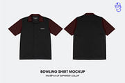 Bowling Shirt Mockup, a Shirt Mockup by DRGSTUDIO (Thumbnail 3 of 4)