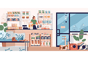 Modern pet store interior, an Animal Illustration by Good Studio (Thumbnail 2 of 2)
