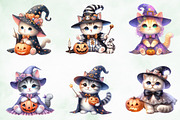 Halloween Baby Magic Cats, an Illustration by Creative Art (Thumbnail 3 of 4)