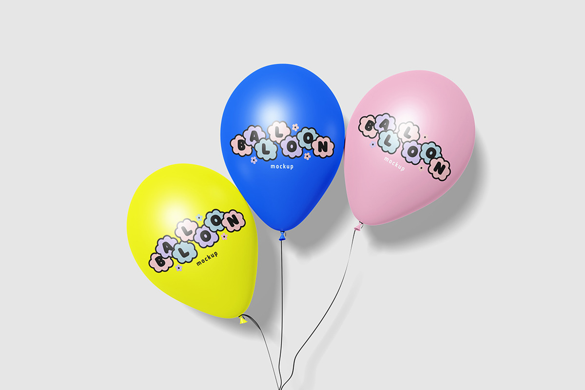 Balloon mockup, a Product Mockup by DxSLEX (Photo 5 of 5)