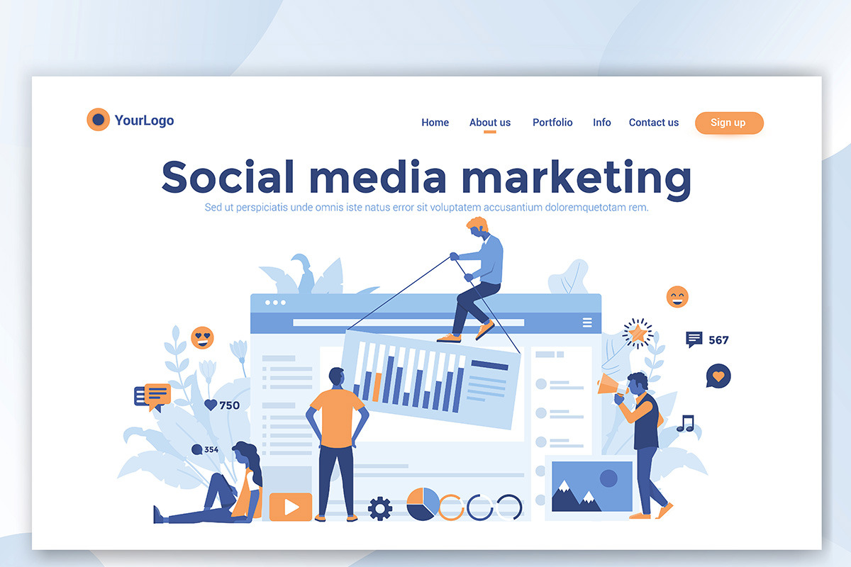 Landing page templates, an Education Illustration by Creative Graphics (Photo 10 of 12)
