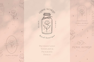 Pre-made Logo Template + Packaging, a Branding & Logo Template by Olya Creative