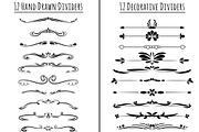 85 Flourishes- Clip Art Mega Pack, a Decorative Illustration by The Digital Download Shop (Thumbnail 2 of 4)