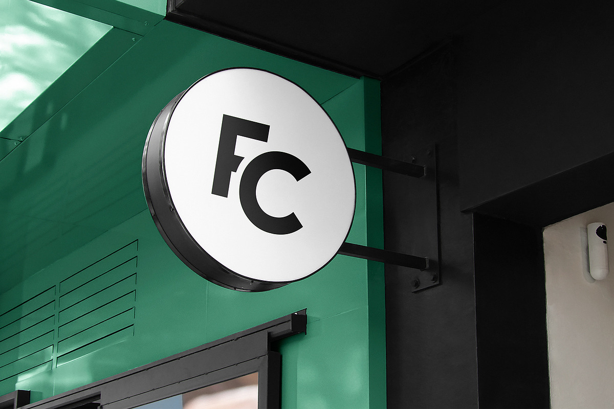 Logo Mockup Store Sport Sign, an Advertising Mockup by Asylab (Photo 2 of 5)