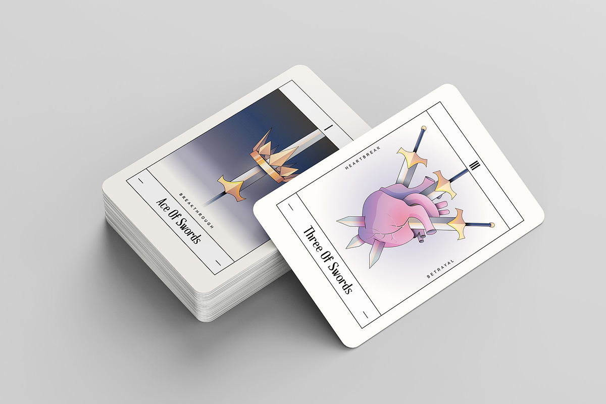 Tarot Card Templates - Minor Arcana, an Illustration by Polar Vectors (Photo 14 of 15)