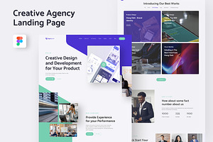 CreativeAgency Landing Page Template