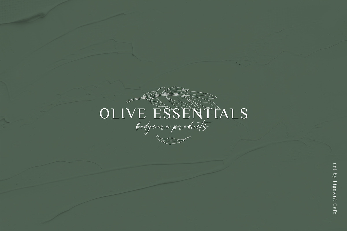 Olive Branches & Botanical Patterns, a Decorative Illustration by Pigment Café (Photo 5 of 10)