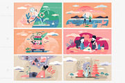 18 Holidays And Travel V2 Concepts, a Food Illustration by VectorMine (Thumbnail 4 of 8)