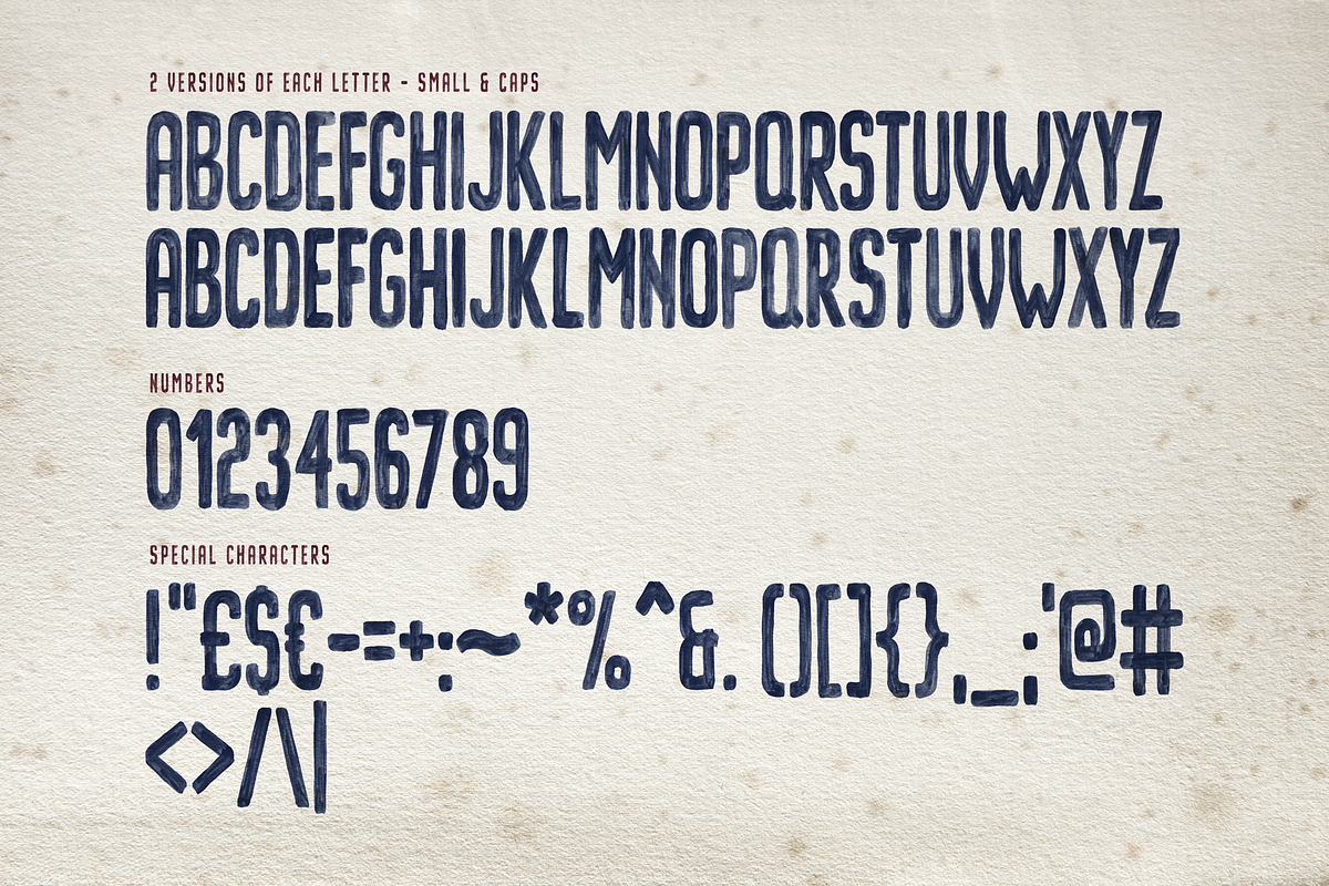 Acrylic Nostalgia SVG Font, a Handwritten Font by Mint Pixels (Photo 4 of 7)