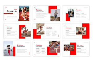 Sporta Presentation Template