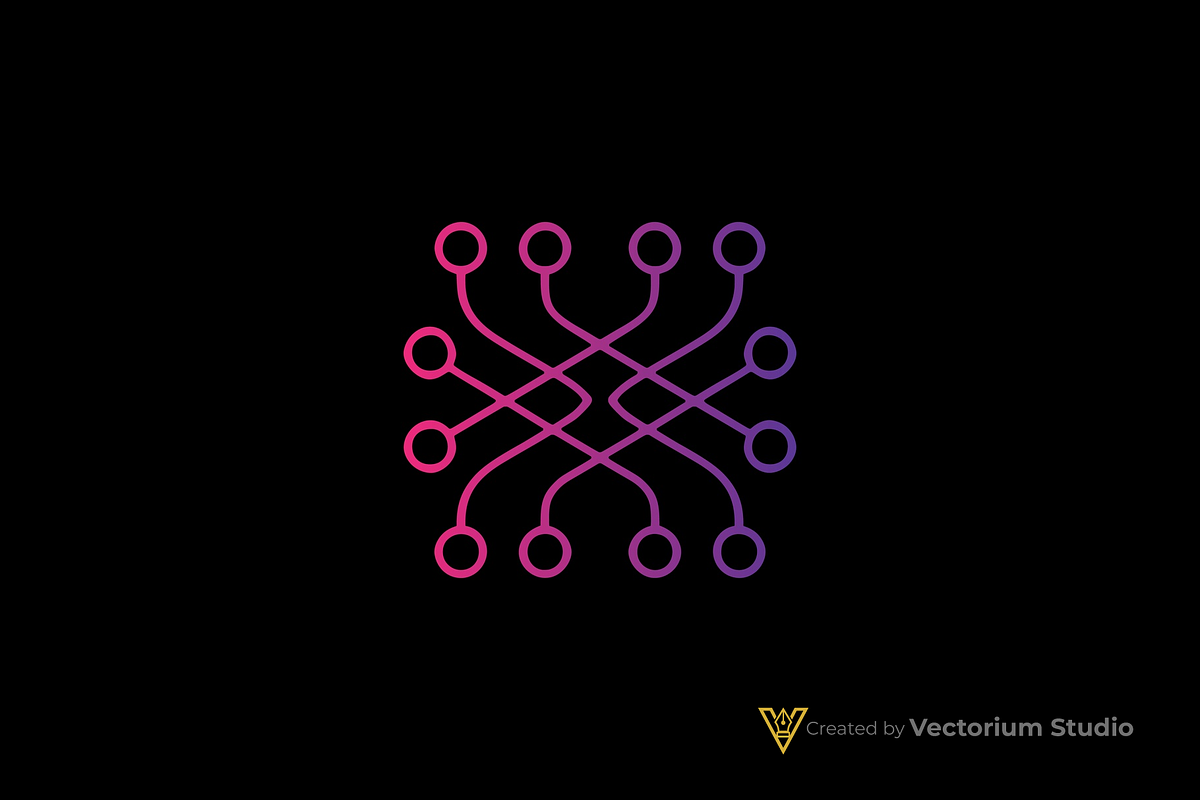 Network Nodes Logo, a Branding & Logo Template by Vectorium Studio (Photo 7 of 16)