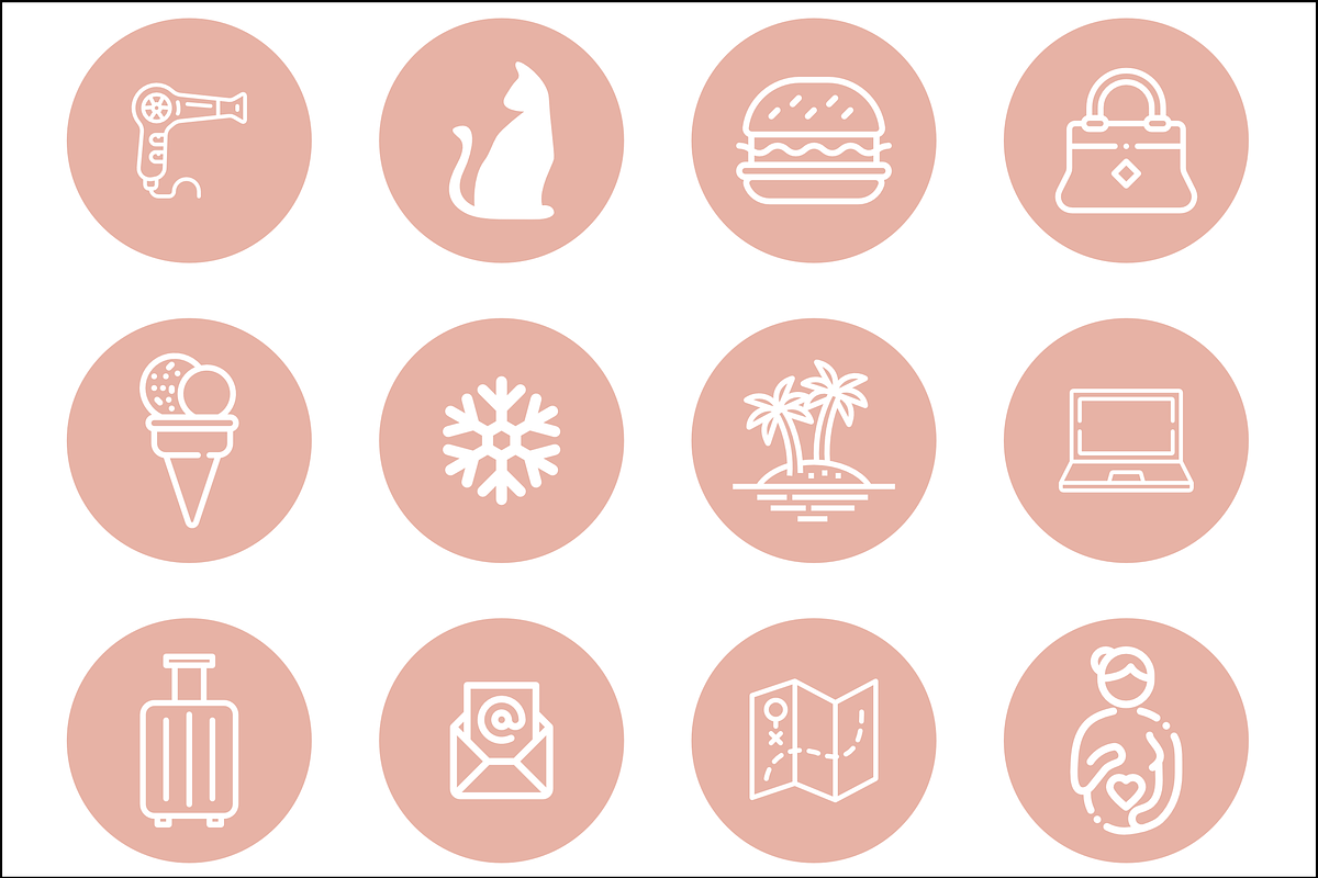 Instagram Story Highlight Icons, a Social Media Template by LeArt (Photo 2 of 3)