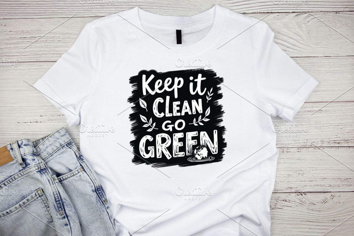 Keep It Clean, Go Green SVG, an Illustration by Awieee1 (Photo 2 of 4)
