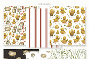 Watercolor Happy Easter set, an Object Graphic by OrangePeafowlArt (Thumbnail 15 of 17)