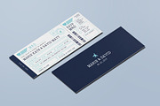 Boarding Pass Wedding Invitation, an Invitation Template by Vynetta (Thumbnail 5 of 5)