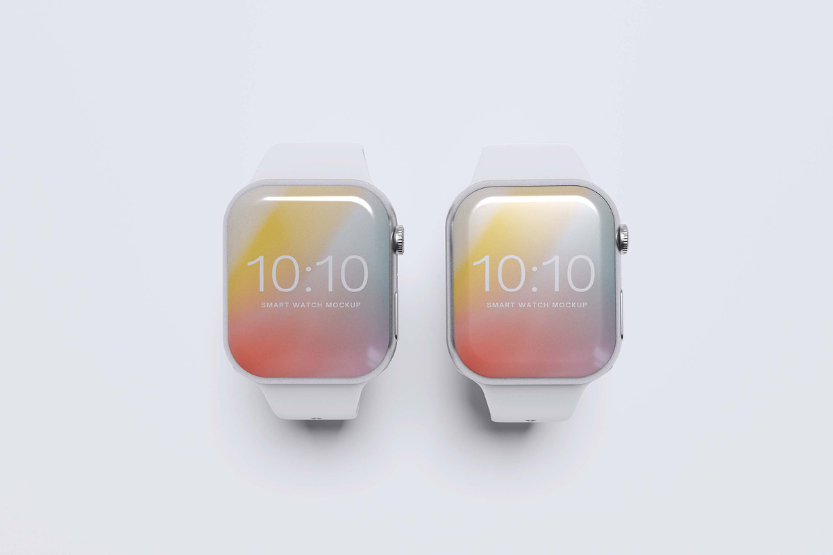 Smart Watch Mockup, a Wearable Device Mockup by xavier_studio (Photo 3 of 5)