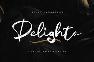 Delighta - Brush Script Font