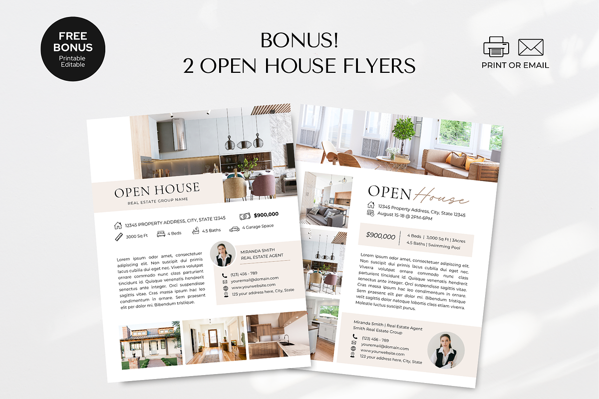 Real Estate Postcard Templates, a Card Template by ShopRShop (Photo 8 of 9)