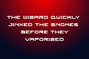 Robotic Mecha Display Font, a Font by IHDSTD (Thumbnail 3 of 4)