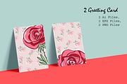 RED ROSES SET, a Decorative Illustration by Marina Grau (Thumbnail 4 of 4)