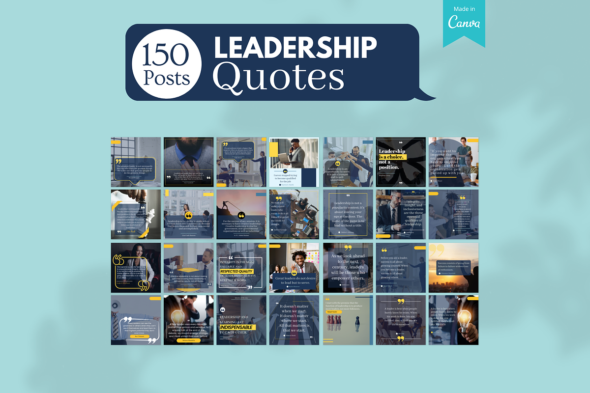 Leadership Bundle- Canva Templates, a Social Media Template by Viral Content Design (Photo 3 of 17)