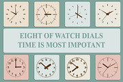 Eight of watch dials. Time is most i, a Graphic by katykin (Thumbnail 1 of 5)