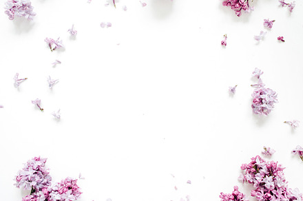 Lilac frame containing lilac, flower, and floral, an Arts & Entertainment Photo by Floral Deco