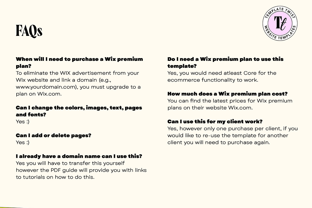 Colorful Wix Editor Sales Template, a Wix Template by Template Twist Shop (Photo 9 of 10)
