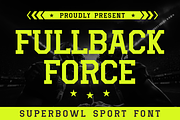Fullback Force - Superbowl Sport, a Font by PutraCetol Studio (Thumbnail 1 of 5)