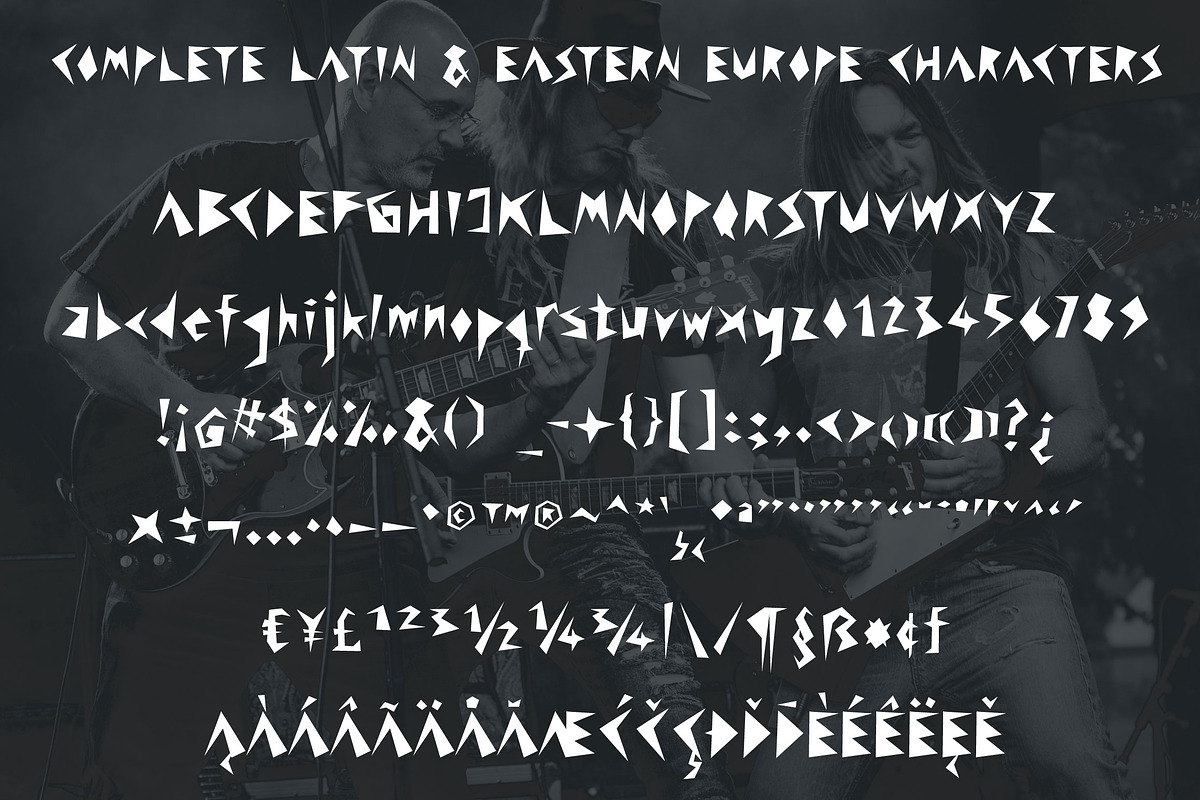 Rock Stair Font Trio preview 6