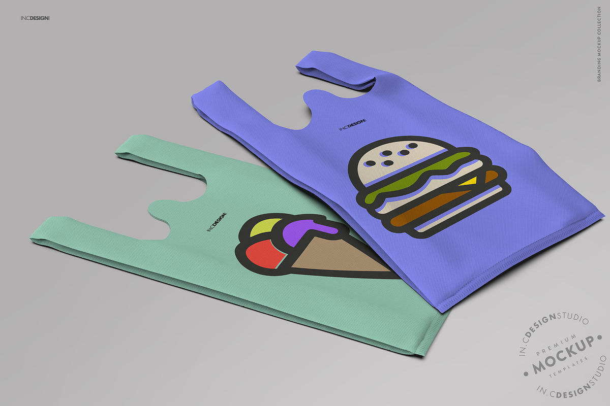 WCut Eco Bag Soft Packaging Mockup, a Packaging Mockup by INCDesign (Photo 9 of 14)