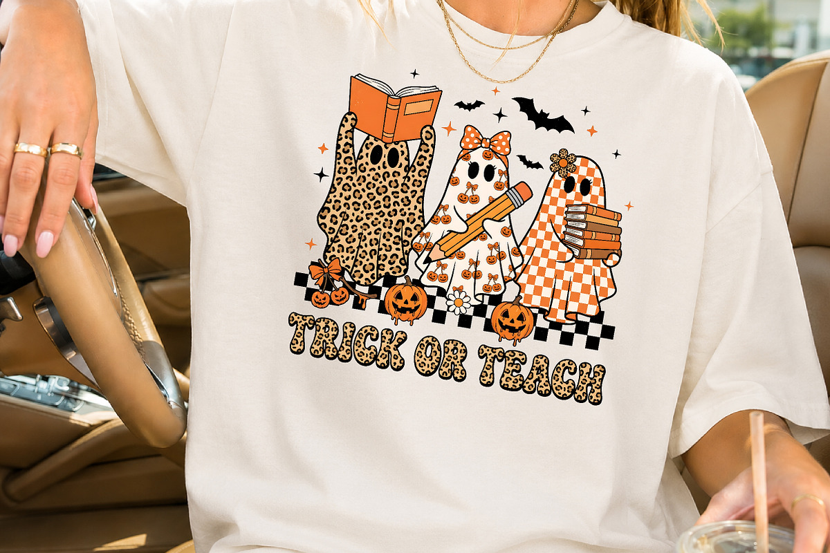 Trick or Teach Halloween PNG, a Seasonal Illustration by Rose Art (Photo 2 of 5)