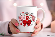 Valentine Nurse Faux Yarn PNG, an Illustration by Craft Nest (Thumbnail 4 of 4)