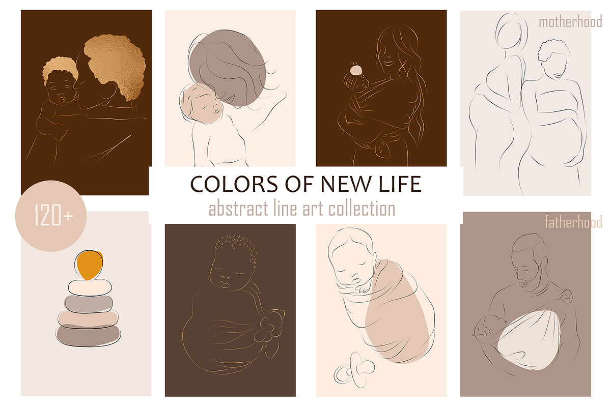 KIDS BUNDLE BOHEMIAN MOOD CLIPART, an Illustration by ArtOLB (Photo 2 of 24)